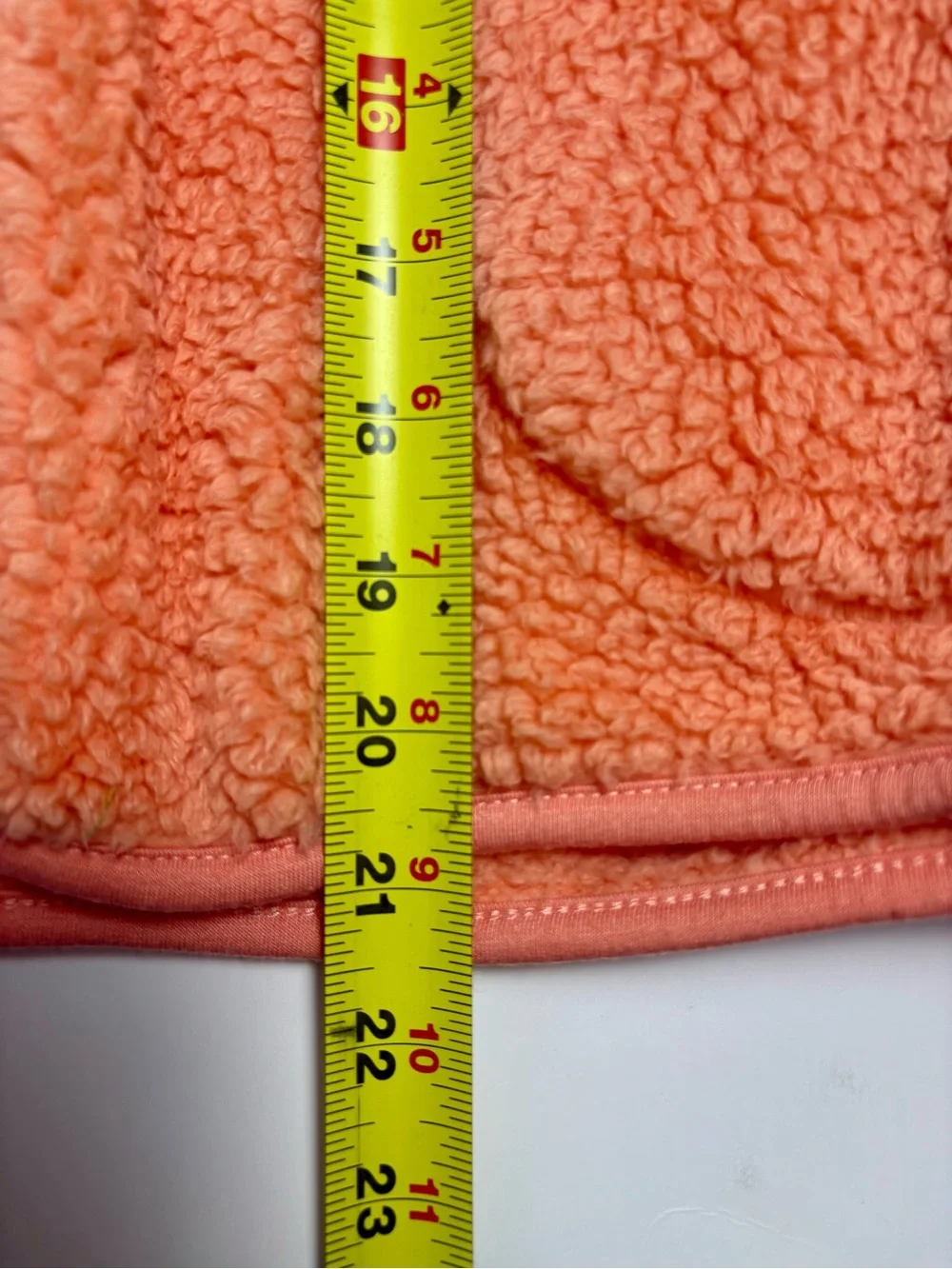 Kids Plush Sherpa Vest - Coral Size 140 8-9Y